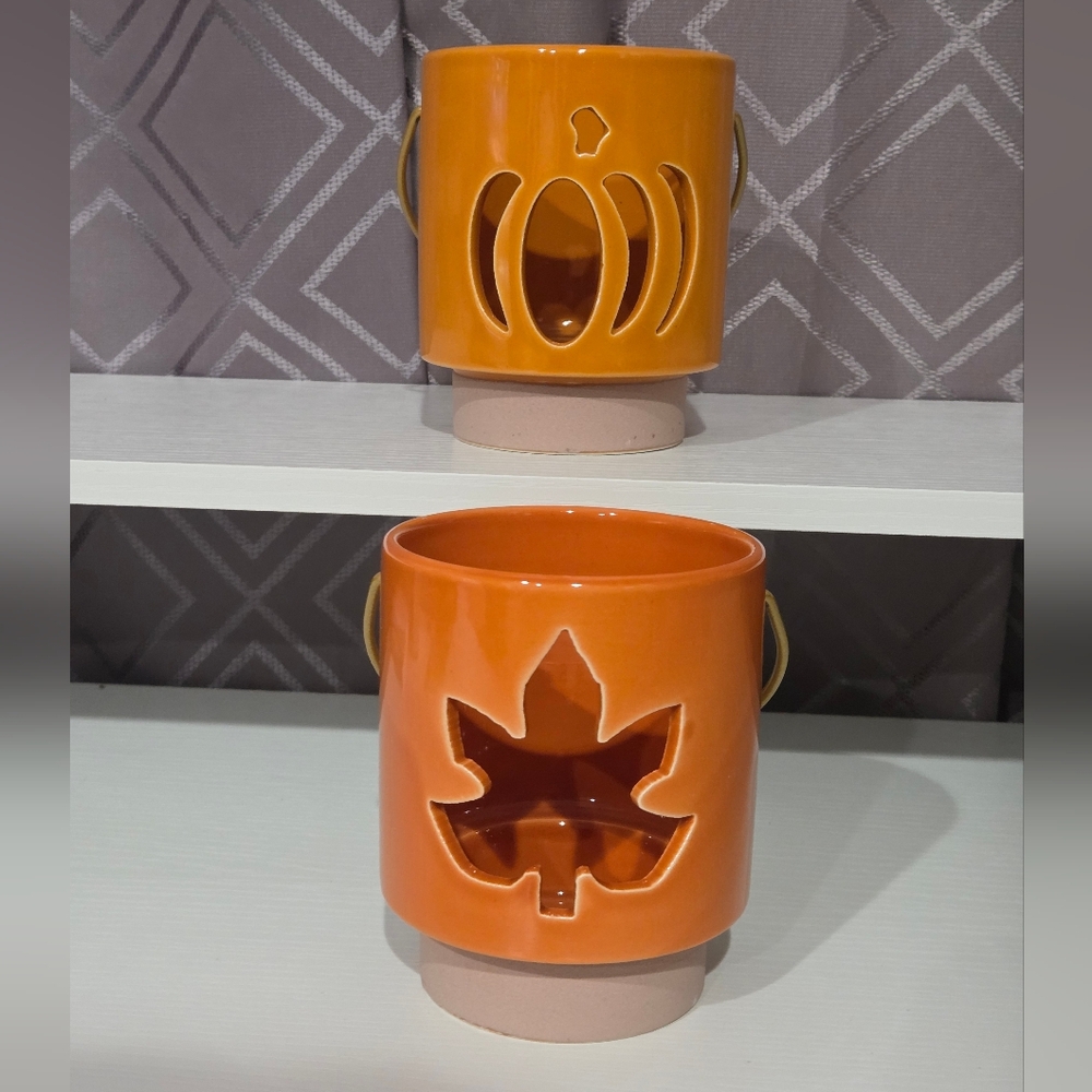 Autumn Ceramic Candle Holders